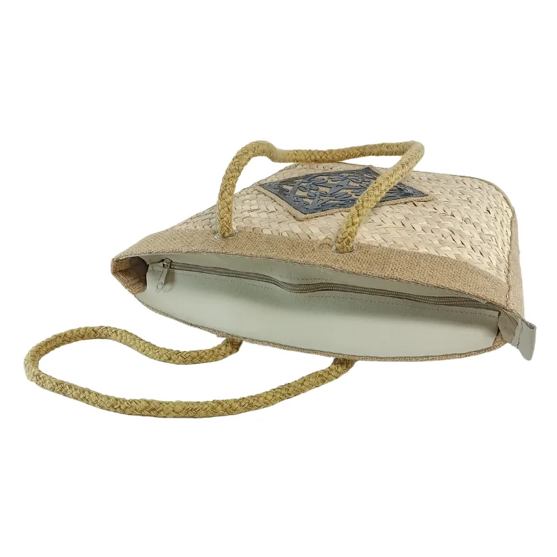 AN006 Grand Sac à Main Artisanal Tunisien en Saaf 17 grand sac à main artisanal tunisien