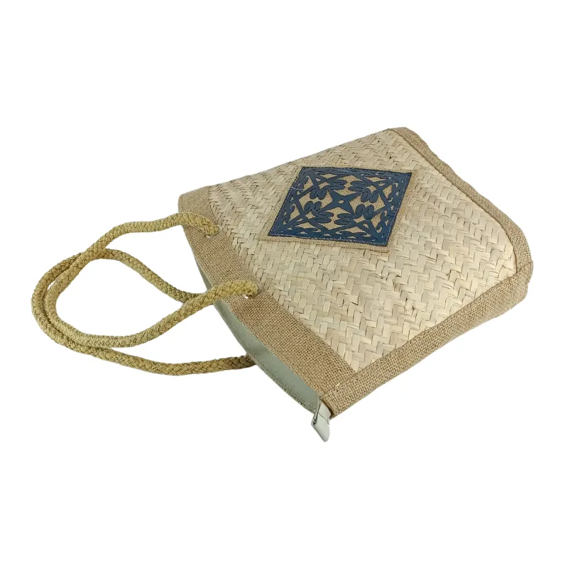 AN006 Grand Sac à Main Artisanal Tunisien en Saaf 18 grand sac à main artisanal tunisien