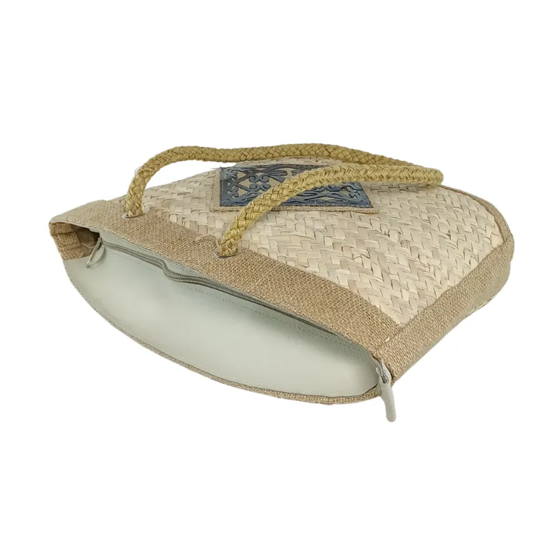 AN006 Grand Sac à Main Artisanal Tunisien en Saaf 19 grand sac à main artisanal tunisien