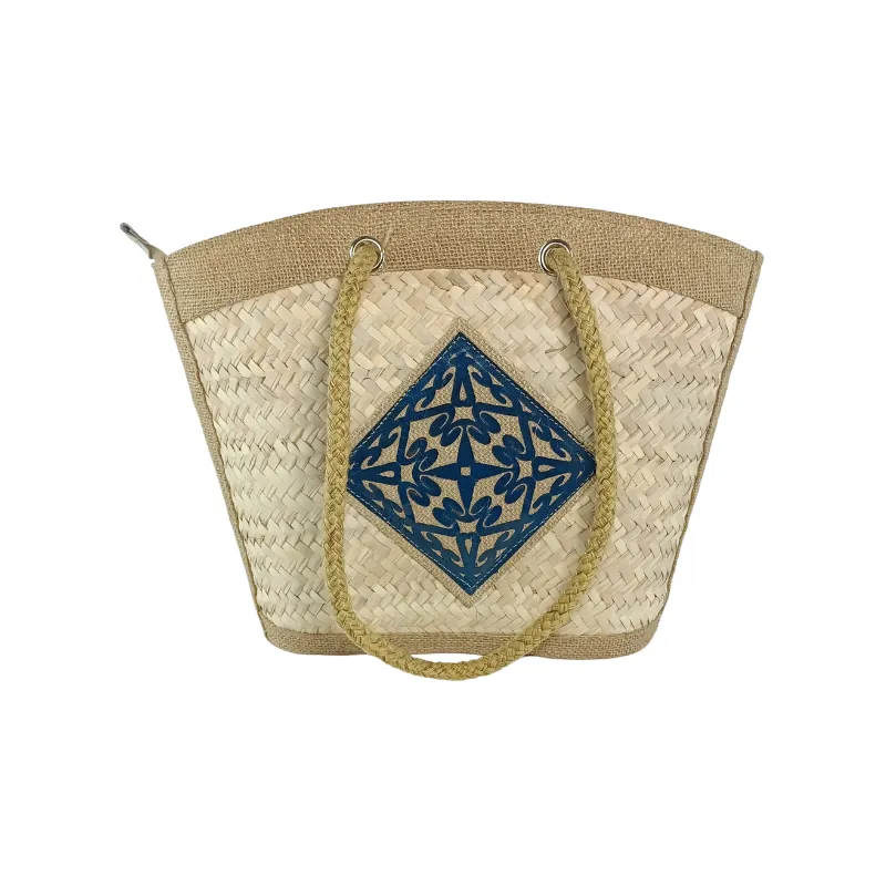 AN006 Grand Sac à Main Artisanal Tunisien en Saaf 3 grand sac à main artisanal tunisien