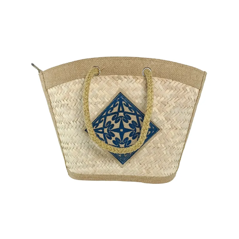 AN006 Grand Sac à Main Artisanal Tunisien en Saaf 4 grand sac à main artisanal tunisien