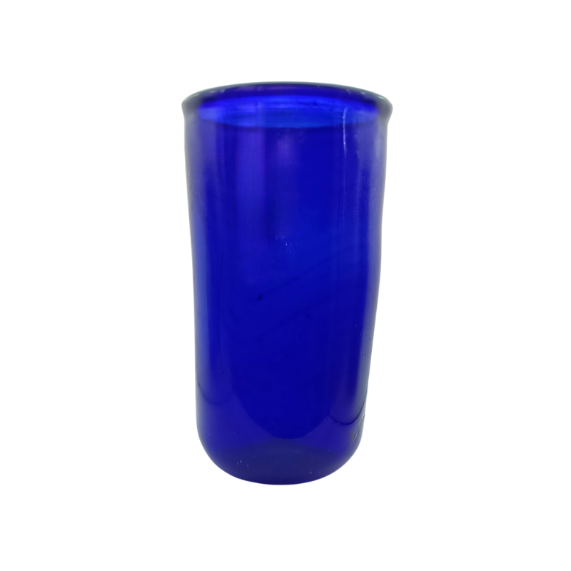 Grand Vase Cylindrique en Verre Soufflé Bleu Cobalt Artisanal Fait Main 25 cm Soliflore Vintage 1 Grand Vase Cylindrique en Verre Soufflé Bleu Cobalt Artisanal Fait Main 25 cm Soliflore Vintage