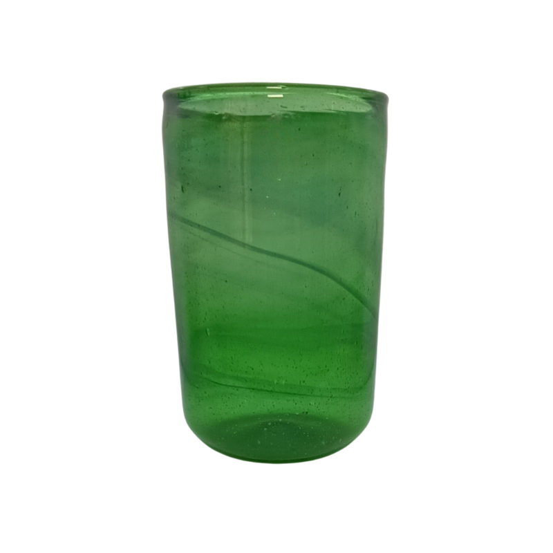 Grand Vase Cylindrique en Verre Soufflé Vert Émeraude Fait Main Design Simple Artisanal Décoration de Table 22 cm 2 Grand Vase Cylindrique en Verre Soufflé Vert Émeraude Fait Main Design Simple Artisanal Décoration de Table 22 cm