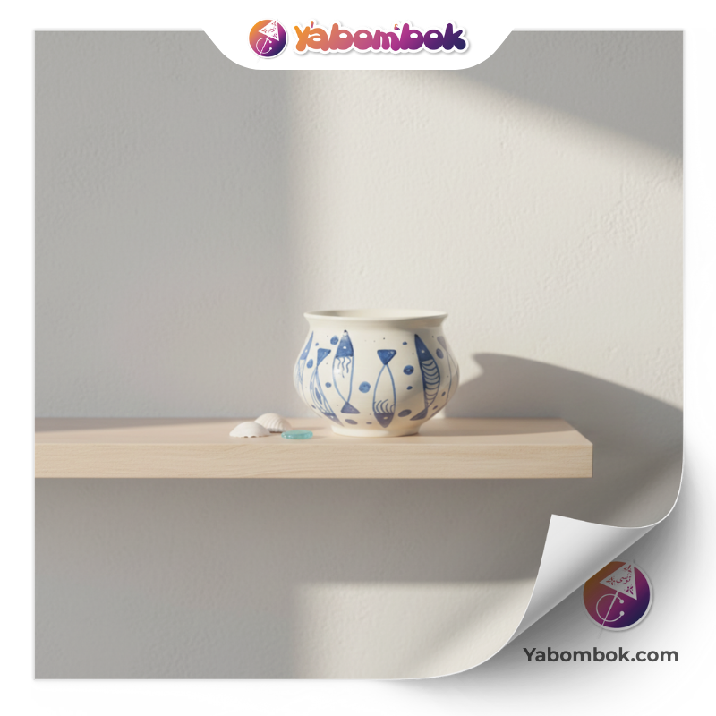 Mini Vase Soliflore Céramique Bombé ot de Fleur Trapu Design Fait Main KHC005