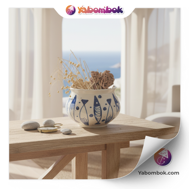 Mini Vase Soliflore Céramique Bombé ot de Fleur Trapu Design Fait Main KHC005