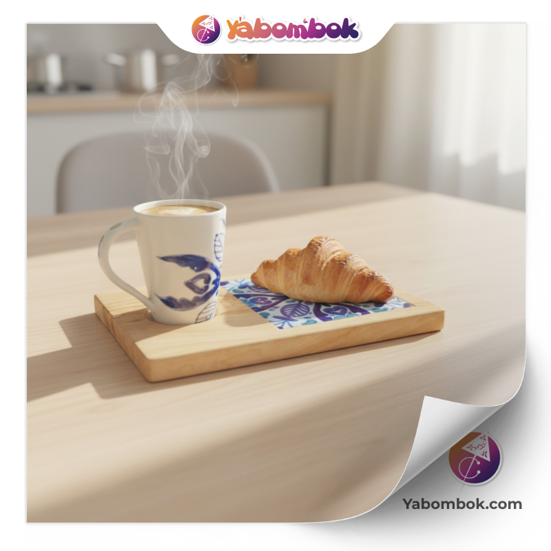 Set-Plateau-de-Service-en-Bois-et-Tasse-Ceramique-Ensemble-Mug-Cafe-ou-The-Decor-Azulejos-Bleu-et-Blanc-AI-4 Set Plateau de Service en Bois et Tasse Céramique Ensemble Mug Café ou Thé Décor Azulejos Bleu et Blanc