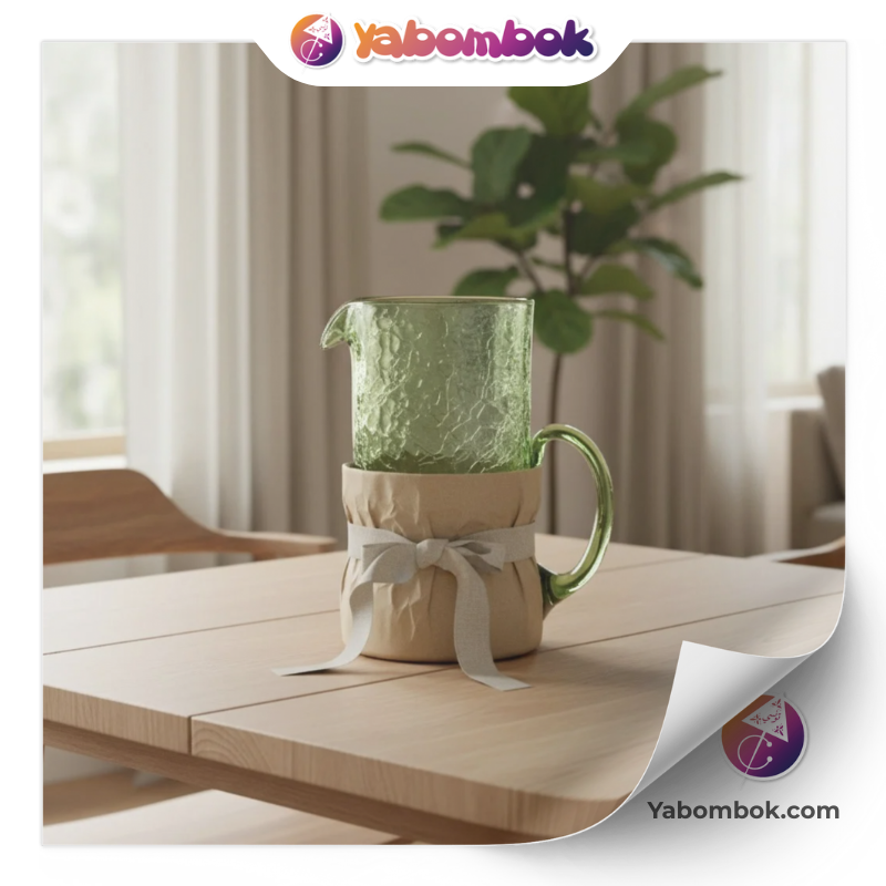 Vase-Cylindrique-en-Verre-Souffle-Vert-Emeraude-Artisanal-Fait-Main-21-cm-Design-Epure-et-Naturel-Decoration-de-Table-Contemporaine-KGV226-AI-7 Vase Cylindrique en Verre Soufflé Vert Émeraude Artisanal Fait Main 21 cm Design Épuré et Naturel Décoration de Table Contemporaine KGV226